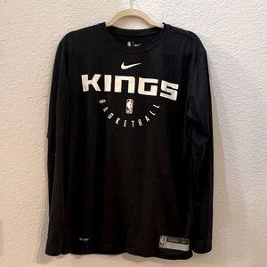 Nike NBA Sacramento Kings Basketball Longsleeve Dri Fit Tshirt